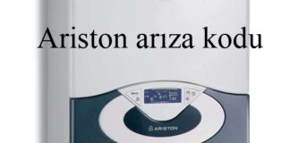 ariston arıza kodu