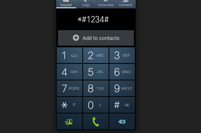 *#1234# Telefon Kodu