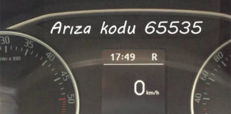 Arıza kodu 65535