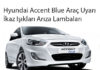 Hyundai Accent Blue Araç Uyarı İkaz Işıkları Arıza Lambaları