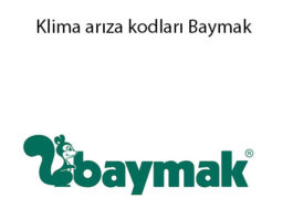 Klima arıza kodları Baymak
