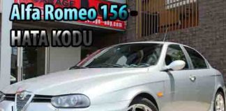 Alfa Romeo 156 arıza kodu