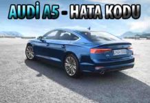 Audi A5 arıza kodu