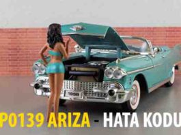 P0139 Arıza – Hata Kodu