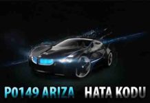 P0149 Arıza kodu hata kodu