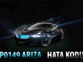 P0149 Arıza kodu hata kodu