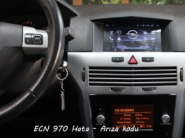 ECN 970 Hata - Arıza kodu