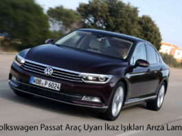 VW Volkswagen Passat Araç Uyarı İkaz Işıkları Arıza Lambaları