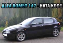 Alfa Romeo 147 arıza kodu