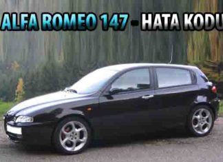 Alfa Romeo 147 arıza kodu