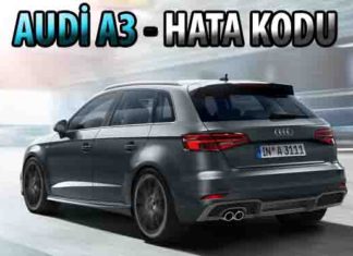 Audi a3 arıza